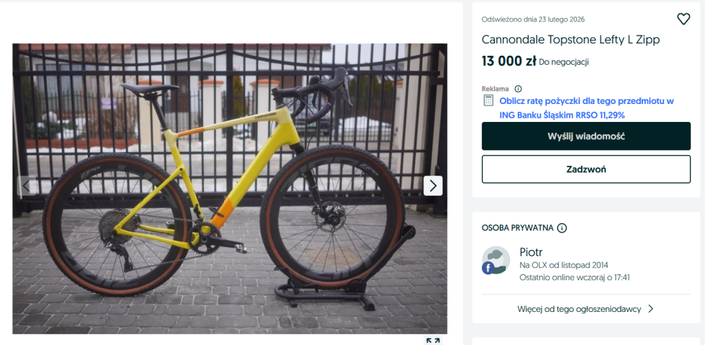 Cannondale Topstone Carbon LTD Di2 – gravel bez kompromisów? image