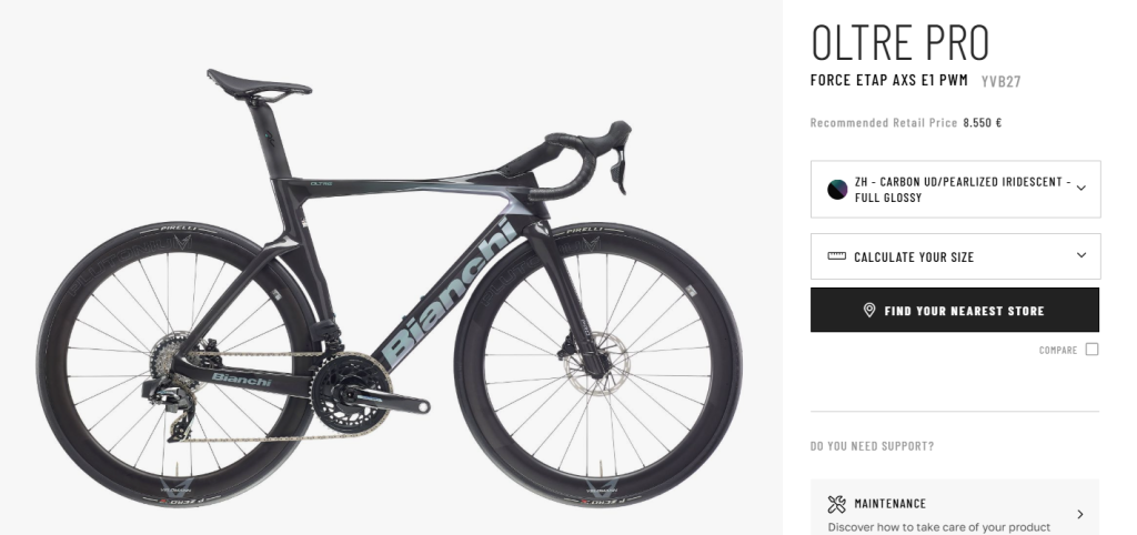 Bianchi Oltre PRO FORCE eTap AXS E1 – aero bez kompromisów? image